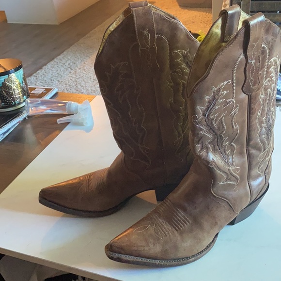 Lightly Worn Brown Boots - Picture 3 of 3